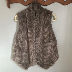 Express Faux Fur Vest